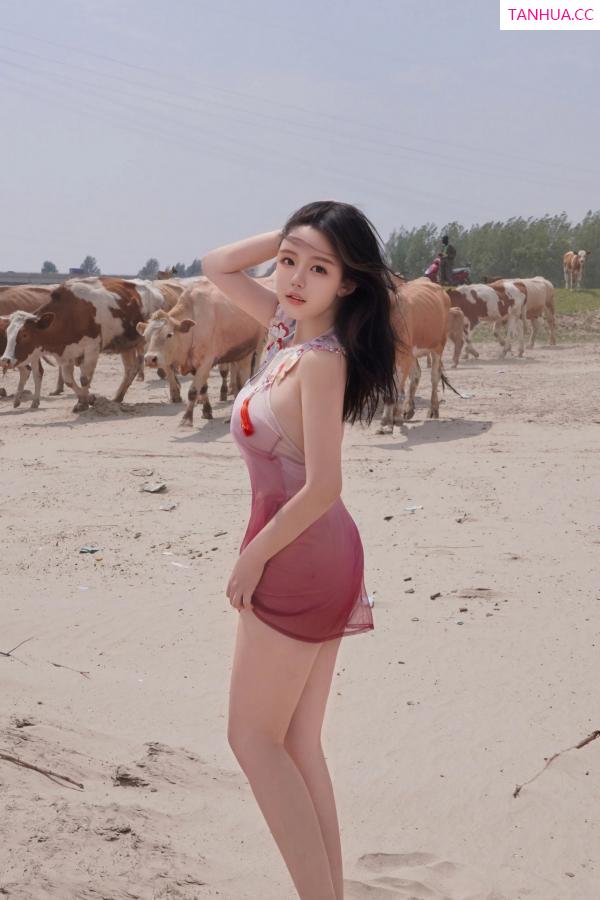   [XiuRen]高清写真图 2024.06.28 No.8777 小薯条nienie 放牛娃主题第59张图片